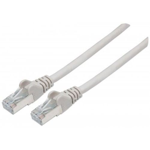 Intellinet Network Patch Cable, Cat7 Cable/Cat6A Plugs, 10m, Grey, Copper, S/FTP, LSOH / LSZH, PVC, RJ45, Gold Plated Contacts, Snagless, Booted, Lifetime Warranty, Polybag - Cordon de...