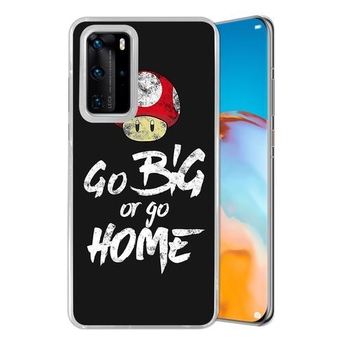 Coque Pour Huawei P40 - Go Big Or Go Home Musculation