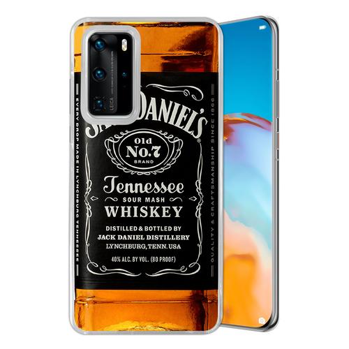 Coque Pour Huawei P40 - Jack Daniels Bouteille