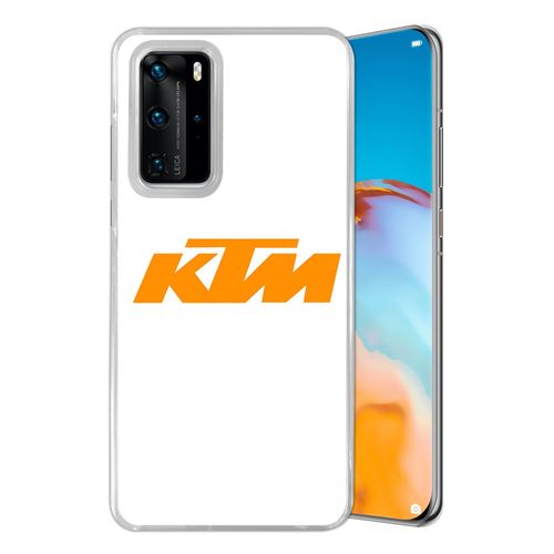 Coque Pour Huawei P40 Pro - Ktm Logo Fond Blanc