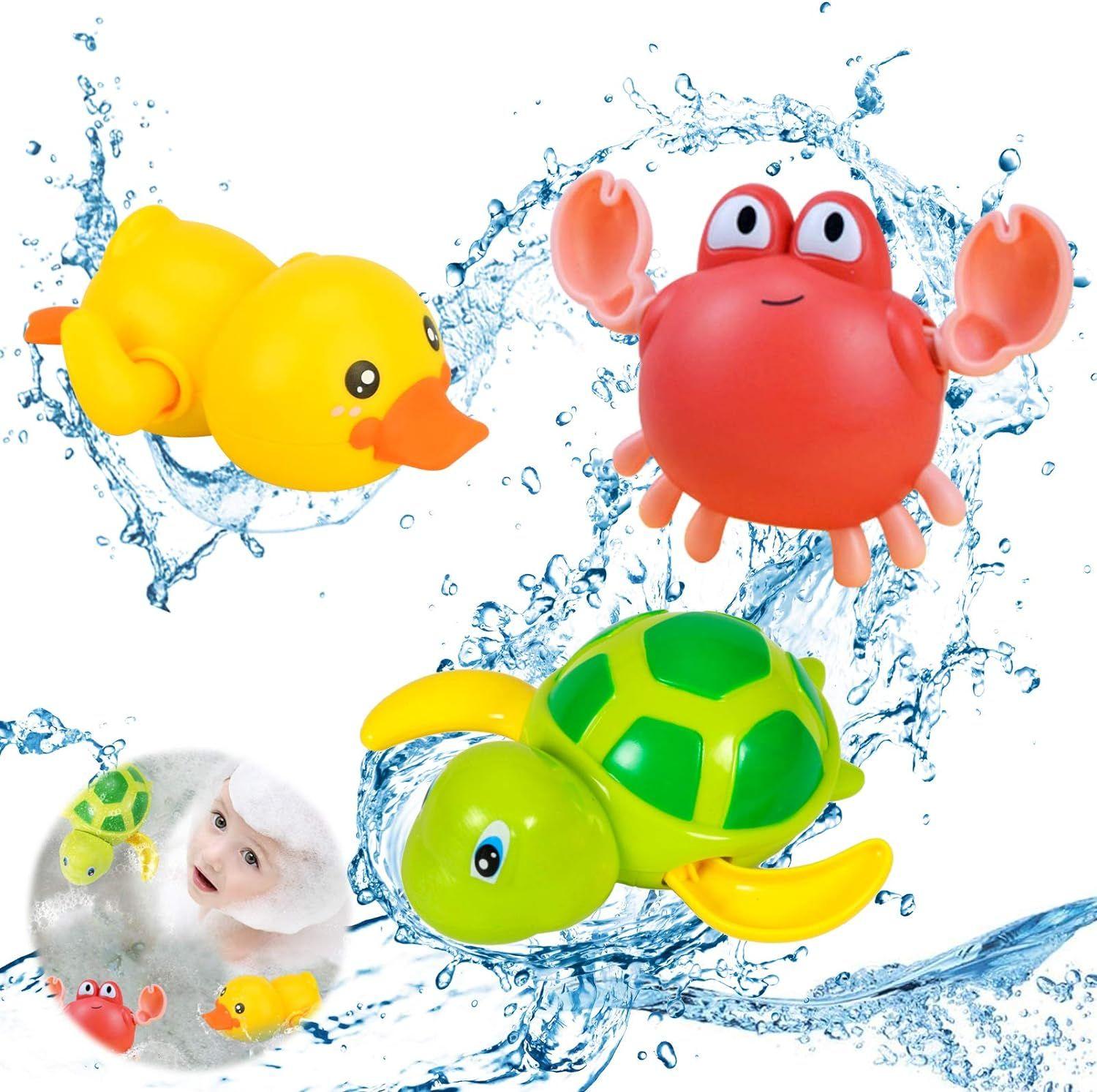 3 Pices Tortues Bain Jouet,Bbs Jouet De Bain,Animal Bain ...