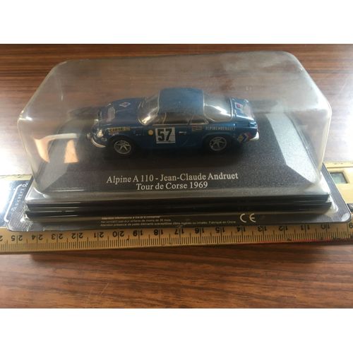 Alpine A110 Hean Claude Andruet Tour De Corse 1969 (Hachette)-Hachette