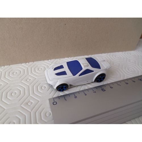 Coupe Sans Marque Modele Blanc Vitres Bleues-Hot Wheels
