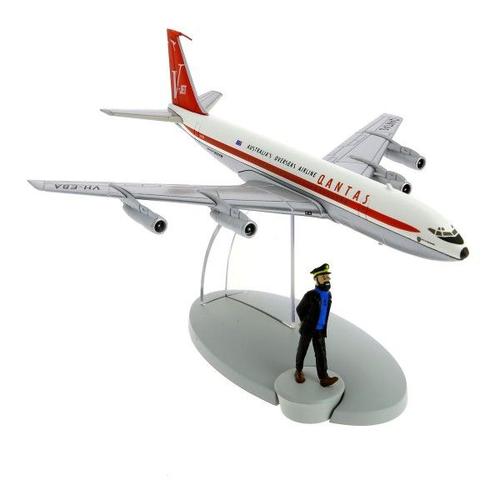 Avion Quantas Australie Boeing Dans Tintin Vol 714 Pour Sydney Hergé Moulinsart 2014-Moulinsart