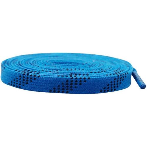 Bleu Lacets Plats De 1 Cm De Large - Lacets De Rechange Pour Chaussures De Hockey Sur Glace, Patins, Baskets, Chaussures Décontractées