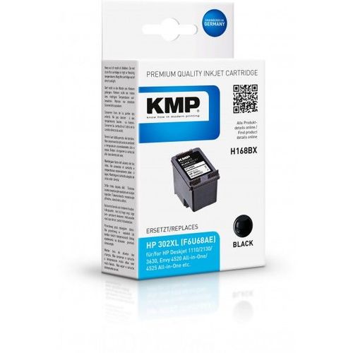 KMP Encre remplace HP 302, 302XL compatible noir