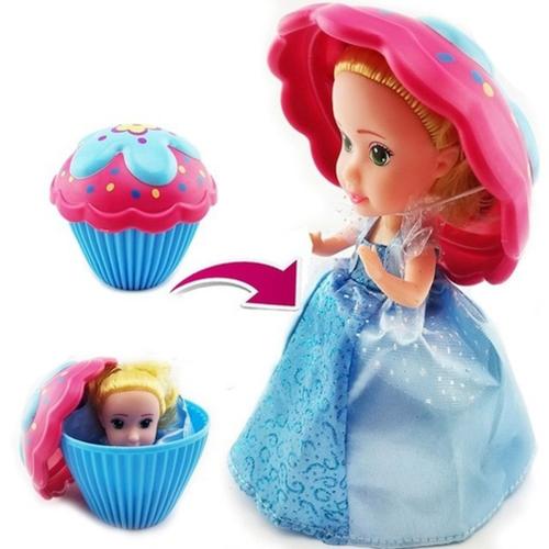 Tasse Gâteau Poupée Jeu Maison Enfants Jouer Maison Jouet Gâteau Mini Surprise Poupée Déformable Pâtisserie Princesse Douce Fille Cadeau D'anniversaire