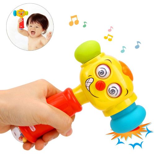 Jouet De Hamster De Marteau De Bébé D'enfants Avec La Musique Et L'éclairage Éducation Jouets De Musique Capacité Élevée De Bébé À Utiliser Des Cadeaux De Jouets