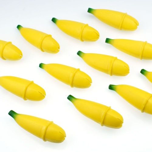 Cadeau Drôle De Jouet De Décompression De Soulagement D'échappement De Visage De Banane De Montée Lente De Jouets D'enfants De Banane D'épluchage Drôle