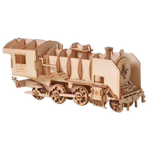 3d Stéréo Locomotive À Vapeur Train Bricolage Jouet En Bois Puzzle Jouet Assemblage Modèle Enfants Éducatif Puzzle Jouet Cadeau