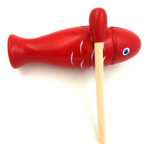 Jouet De Percussion De Poisson En Bois Pour Enfants Instrument De Musique En Forme De Poisson
