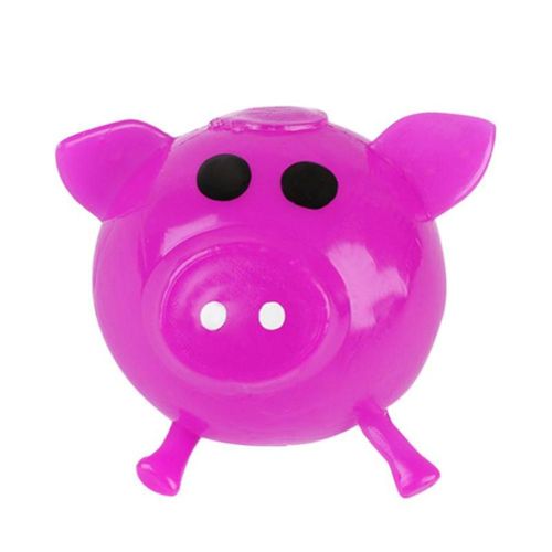 1 Jouet Mignon Et Flexible De Boule De Cochon D'évent De Compression Anti-Stress D'éclaboussures De Boule D'eau Jouet De Décompression Cadeau D'enfant