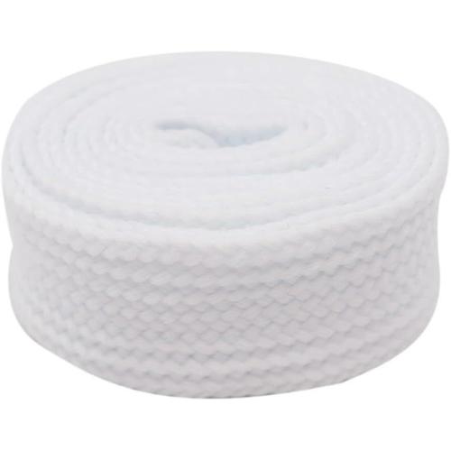 Blanc Lacets Plats Tressés Unis ¿ 2,5 Cm De Large ¿ Pour Chaussures De Marche Décontractées, Bottes, Accessoires, 180 Cm