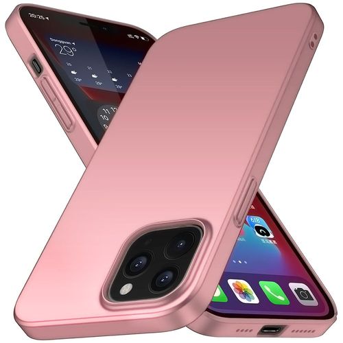 Coque Iphone 12 Pro, Etui Silicone Souple Ultra Fine, Protection Bumper En Tpu Rose