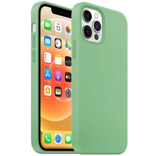 Coque Pour Iphone 12 (6,1"") En Premium Tpu, Antichoc, Anti-Dérapante - Vert