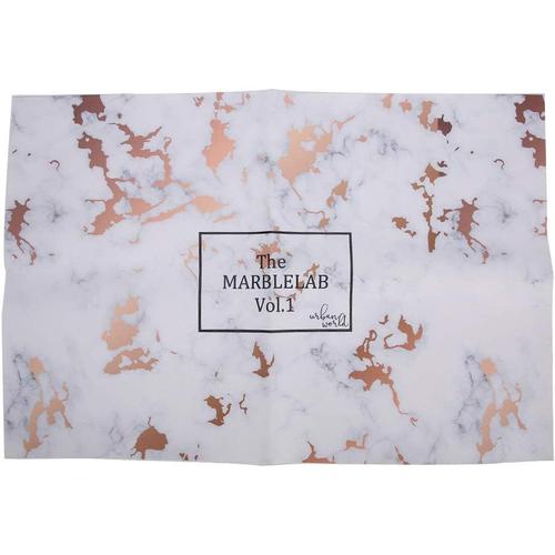 Tapis Nail Art, Portable Nail Art Table Mat Imperm¿¿able ¿¿ L'eau Doux Nail Art Main Coussin Pad Manucure Outil, 45x30cm (Grain D'or Rose)