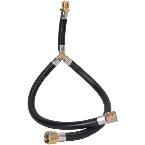 Tuyau ¿¿ gaz 5 m - Adaptateur Gaz 5/8"-18UNFAdaptateur Connecteur Y Splitter Tuyau Assemly Pi¿¿ces Tuyau D'entr¿¿e pour Barbecue Barbecue Po¿ºle