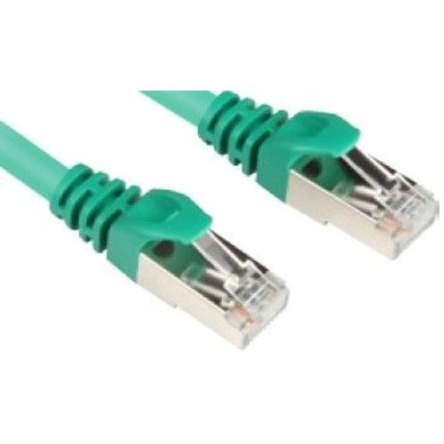 Sharkoon - Cordon de raccordement - RJ-45 (M) pour RJ-45 (M) - 1.5 m - SFTP - CAT 6 - vert