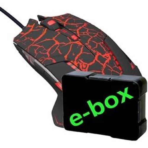 E-Blue Souris Mazer Pro, optique, 6but., 1 wheel, wire (USB), black and red, 2500DPI, game