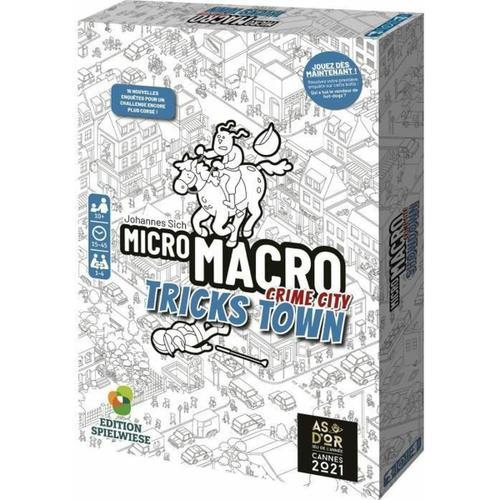D'or D'or Micro Macro : Tricks Town - Jeu De Société - Jeu D'enquêtes - Pour Toute La Famille - 10 Ans Et Plus - 1 À 4 Joueurs - Version