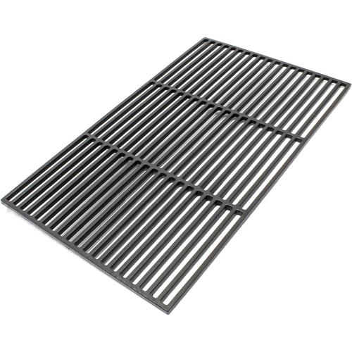 Multicolore Multicolore Grille BBQ Carrée 60 x40 cm en Fonte Barbecue Charbon de bois/à gaz Grillade Cuisson Terrasse Jardin Plancha Viande