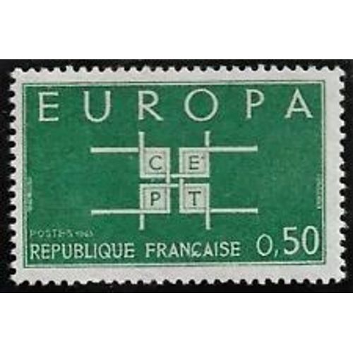 Timbre France 1963 Neuf ** Yt N° 1397 Europa 50 C