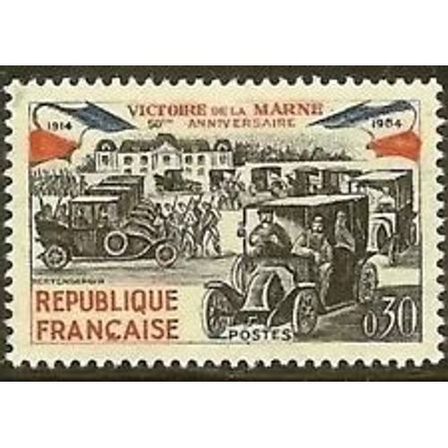 Timbre France 1964 Neuf ** Yt N° 1429 50 Ans De La Victoire De La Marne