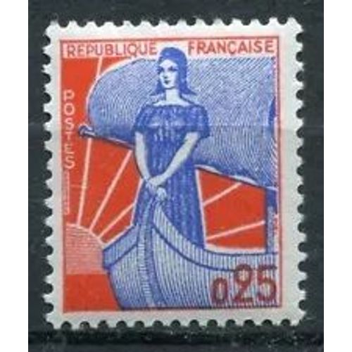 Timbre France 1960 / 61 Neuf ** Yt N° 1234 Marrianne À La Nef