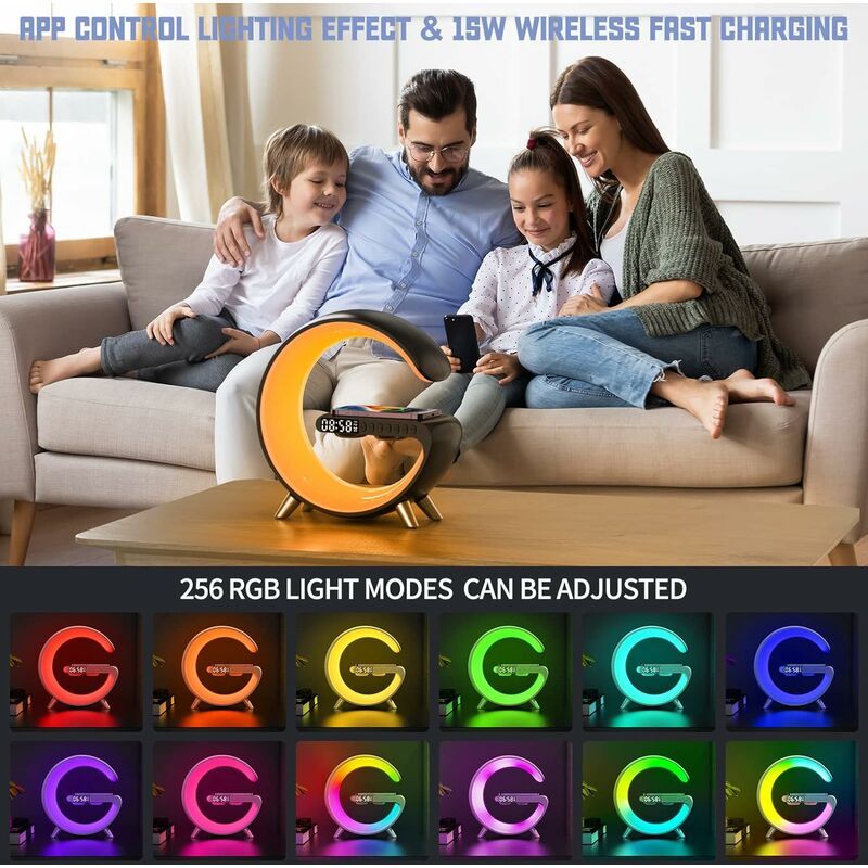 Nouvelle Lampe De Table Intelligente, Lampe D'ambiance Avec ... - 3