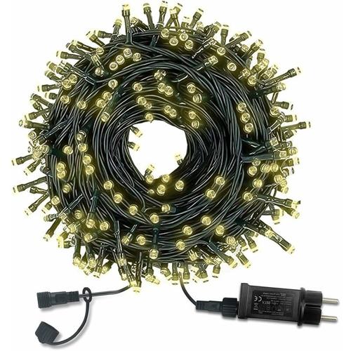 Guirlande Lumineuse,30m 300leds Guirlande Lumineuse Exterieure Étanche,8 Modes Guirlandes Lumineuses Led D'extérieur Et Intérieur Pour Noël,Mariage,Fête,Chambre,Jardin (Blanc Chaud) [Classe Én Goodnice