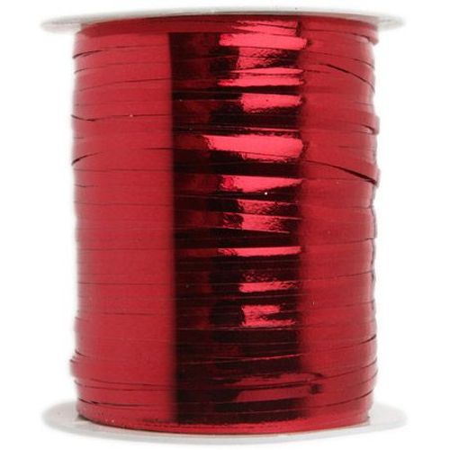 Bolduc Brillant Rouge 10 Mm X 25 M