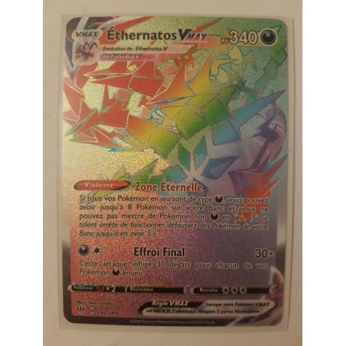 Ethernatos Vmax 192/189 Tenebres Embrasees