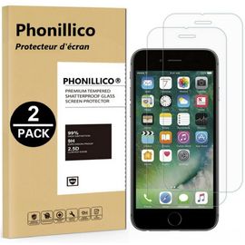 Pack De 2 Verre Trempé Pour Iphone 8 Film Protection Ecran Verre Trempe Lot De 2 Vitre Ecran Protecteur Anti Rayure Sans Bulle Dair Dureté 9h Ultra Mince Transparent