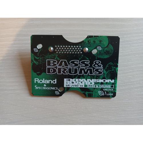 Carte Roland Bass & Drums Sr-Jv80-10 Pour Les Synthétiseurs De Séries Jv Xp Et Xv