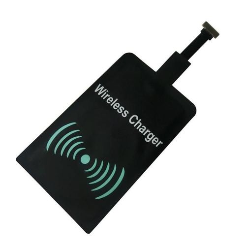 Adaptateur Qi - Récepteur Chargeur Sans Fil Pour Micro-Usb - Noir