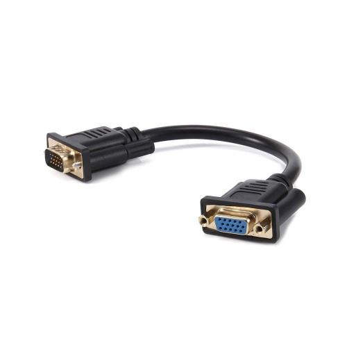 Cable adaptateur VGA male ¿¿ femelle 20cm, connecteur, rallonge ¿¿ 15 broches pour moniteurs, projecteur TV HJ55