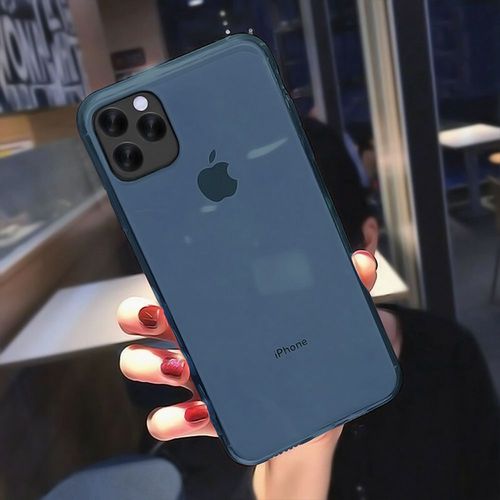 Coque Silicone Pour Iphone 12 Pro Max Bumper Anti-Rayure - Bleu Marine