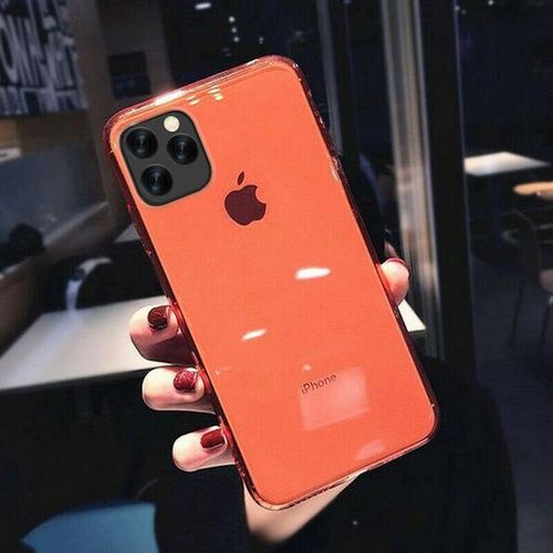 Coque Silicone Pour Iphone 12 Pro Max Bumper Anti-Rayure - Rouge