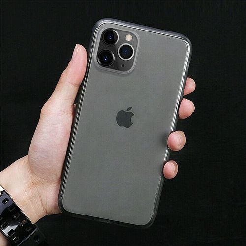 Coque Silicone Pour Iphone 12 Pro Max Bumper Anti-Rayure - Gris