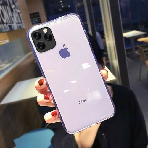 Coque Silicone Pour Iphone 12 Bumper Anti-Rayure - Violet