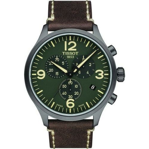 Tissot T116.617.36.097.00 T-Sport Chronograph Xl Olive Green Dial Men's Watch