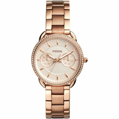 Fossil Es4264 Tailor Rose Gold Dial Multi-Function Ladies Watch