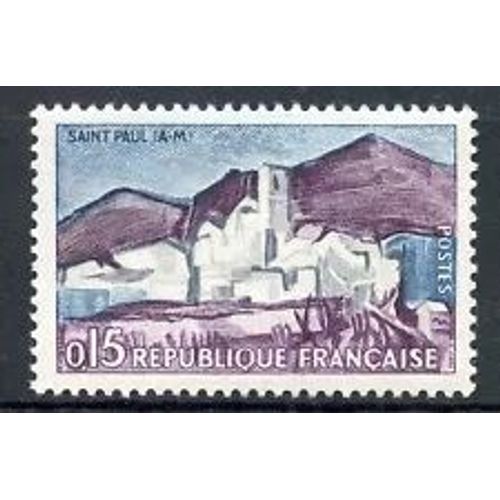 Timbre France 1961 / 62 Neuf ** Yt N° 1311 Saint Paul De Vence