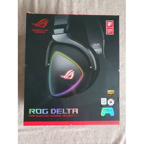 Casque Gaming Rog Asus Delta Quad Dac