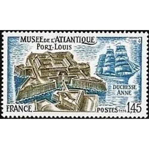 Timbre France 1976 Neuf ** Yt N° 1913 Port Louis