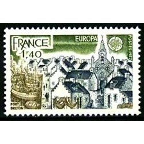 Timbre France 1977 Neuf ** Yt N° 1929 Port Breton