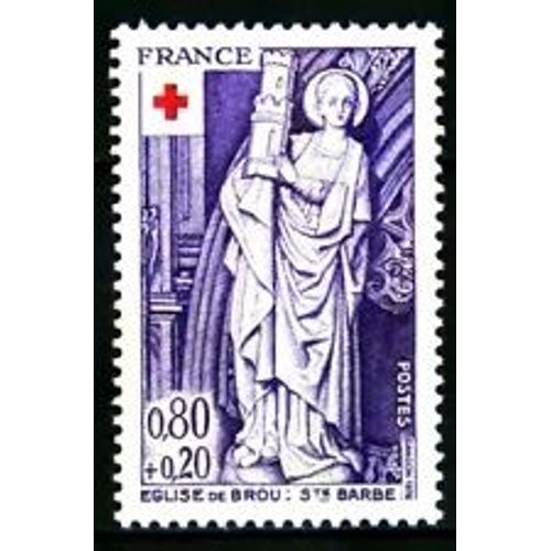 Timbre France 1976 Neuf ** Yt N° 1910 Sculpture De L'église De Brou