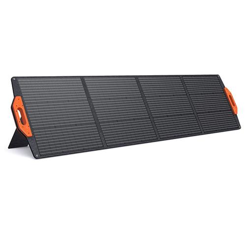 FOSSiBOT SP200 Panneau solaire pliable 18 V 200 W, câble de charge MC4 vers Anderson/XT90/XT60, efficacité 23,4 %, béquilles réglables, étanche IP67