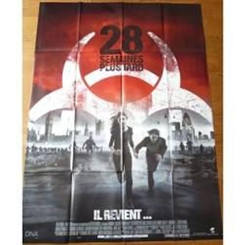 28 Semaines Plus Tard - 28 Weeks Later - Robert Carlyle - Juan Carlos Fresnadillo - Rose Byrne - 2007 - Affiche De Cinéma Pliée 120x160 Cm