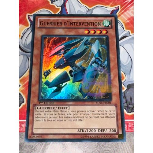 Yu Gi Oh 5sd3 Fr004 Guerrier D'intervention Super Rare